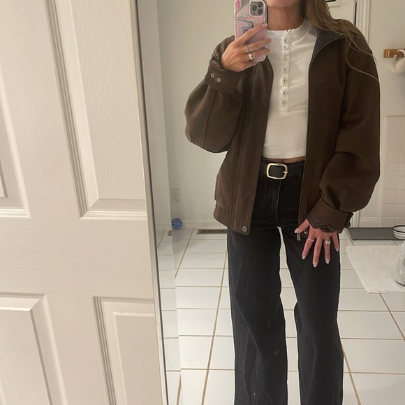 Brown Wilsons Genuine Leather Jacket M - Picture 2 of 6